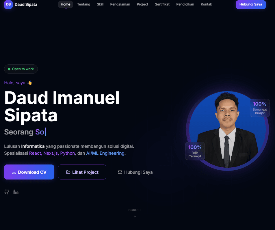 Website Portfolio Pribadi